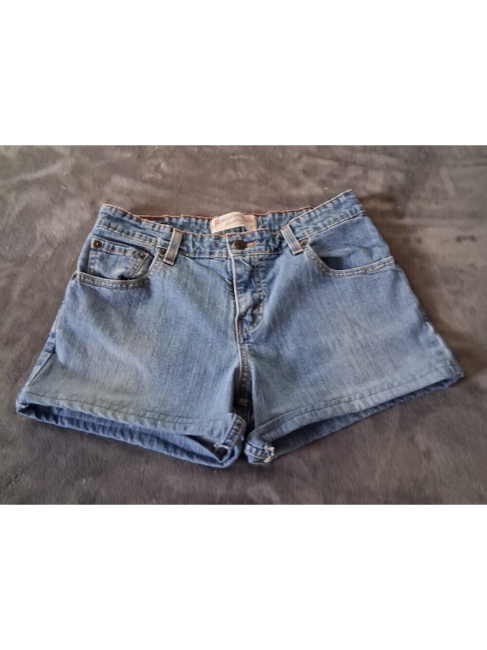 Levi Strauss Signature womens shorty jean shorts misses size 6